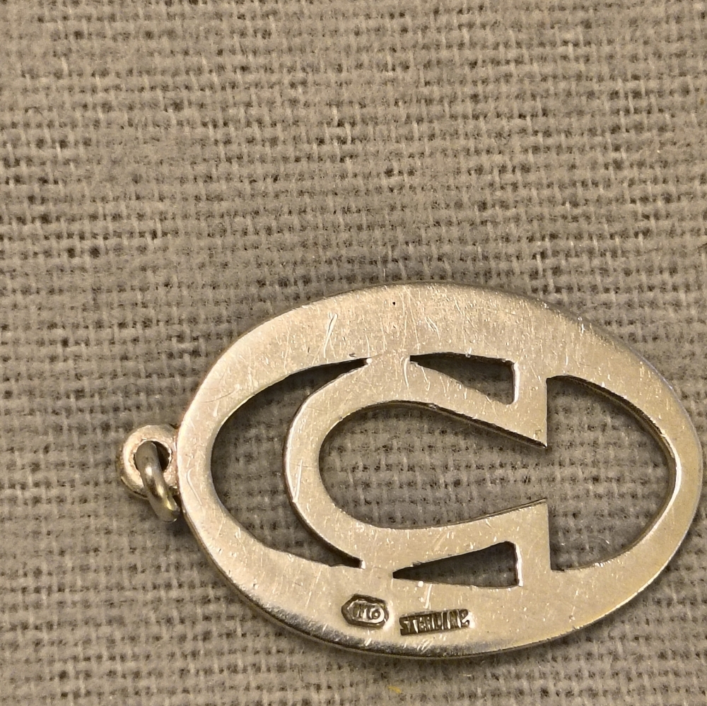 Sterling silver Libra pendant